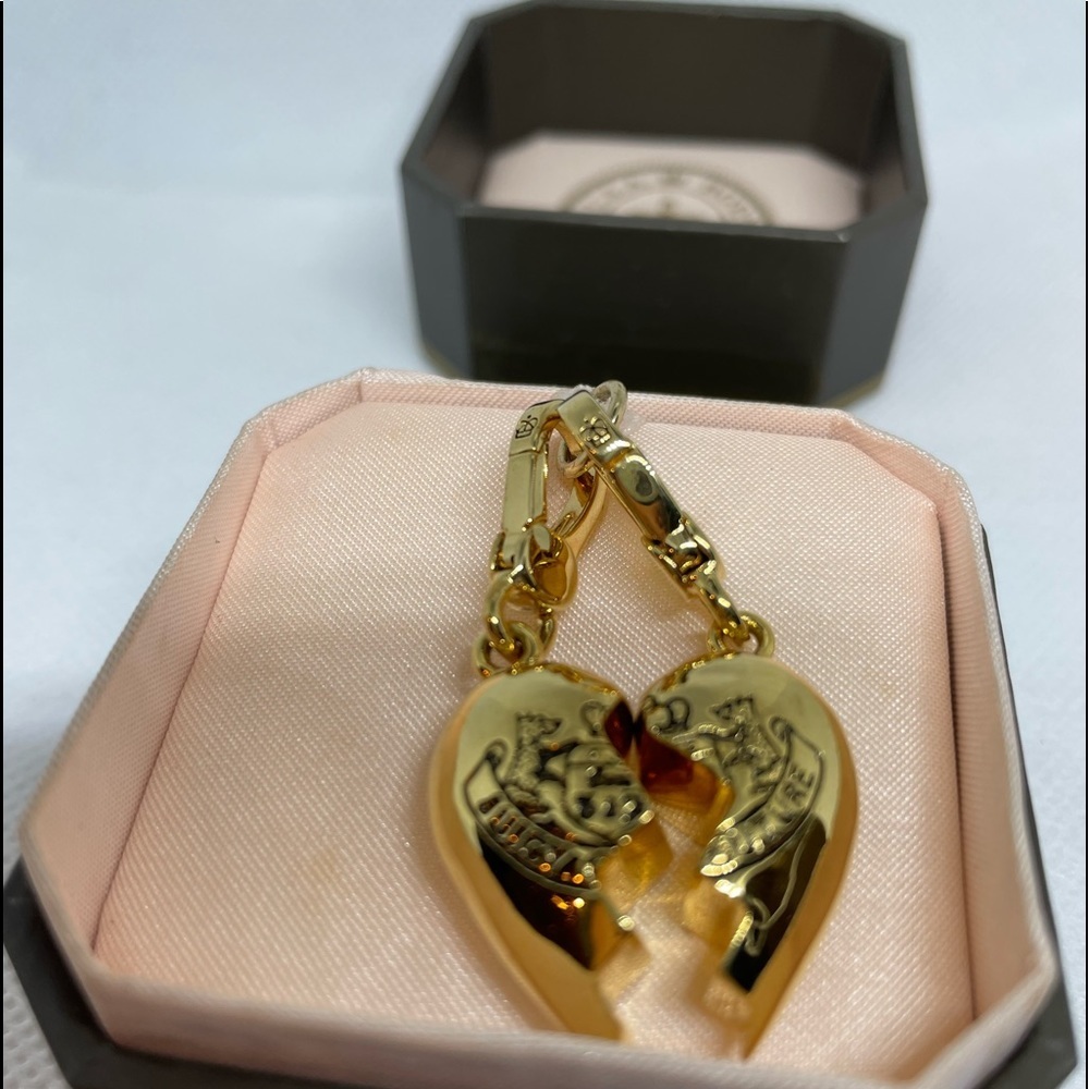 Juicy Couture charm Heart Best Friend Rare Heart Best Friend Authentic %100